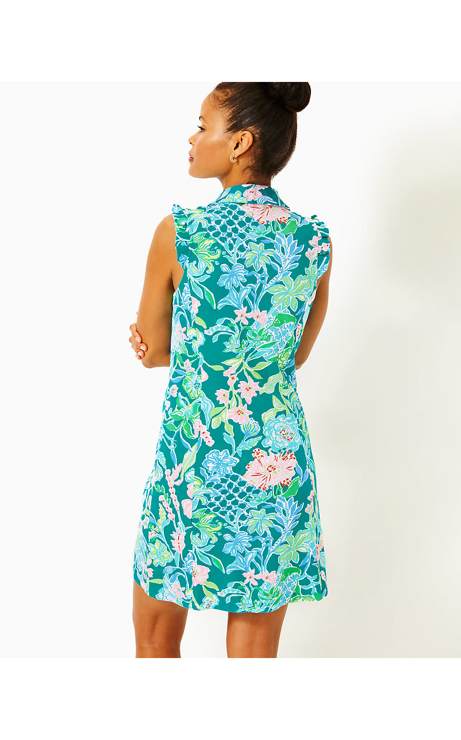 SILVIA DRESS UPF 50+, MULTI HOT ON THE VINE