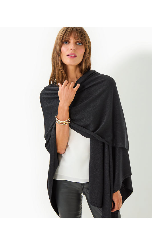 TERRI WRAP, BLACK METALLIC