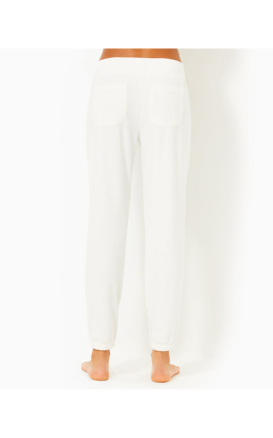 MALLIE VELOUR PANT, COCONUT