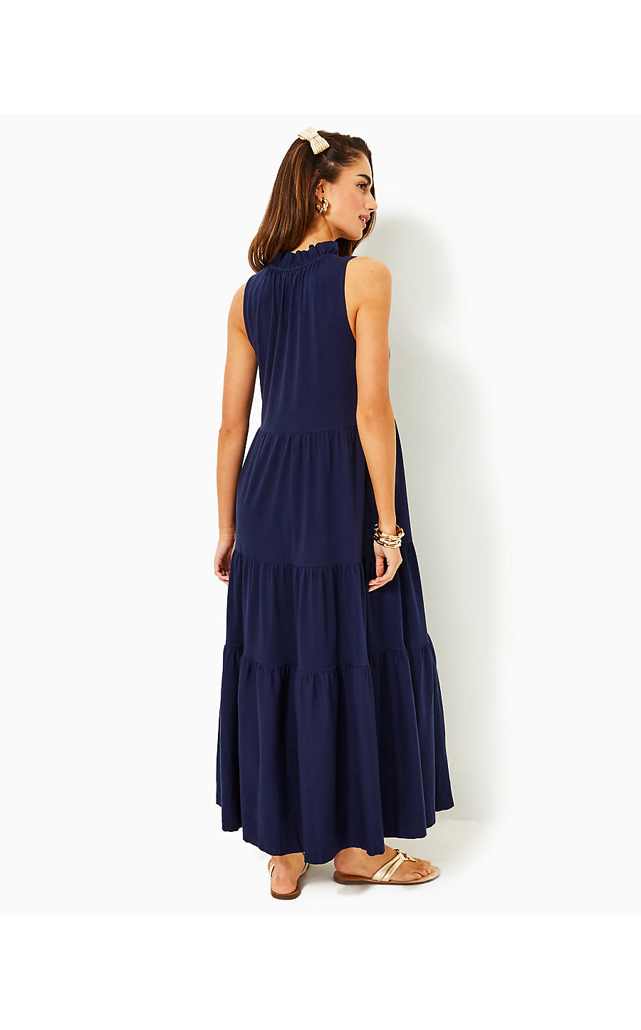 MALONE MAXI DRESS, TRUE NAVY