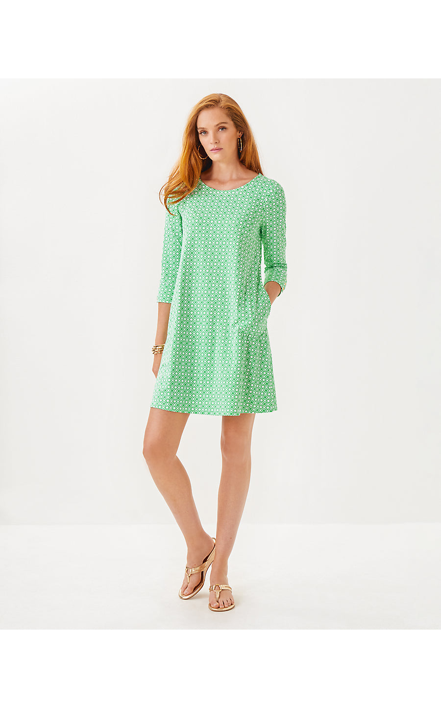 SOLIA CHILLYLILLY UPF 50+, FAUNA GREEN X RESORT WHITE BUTTERFLY PATTERN