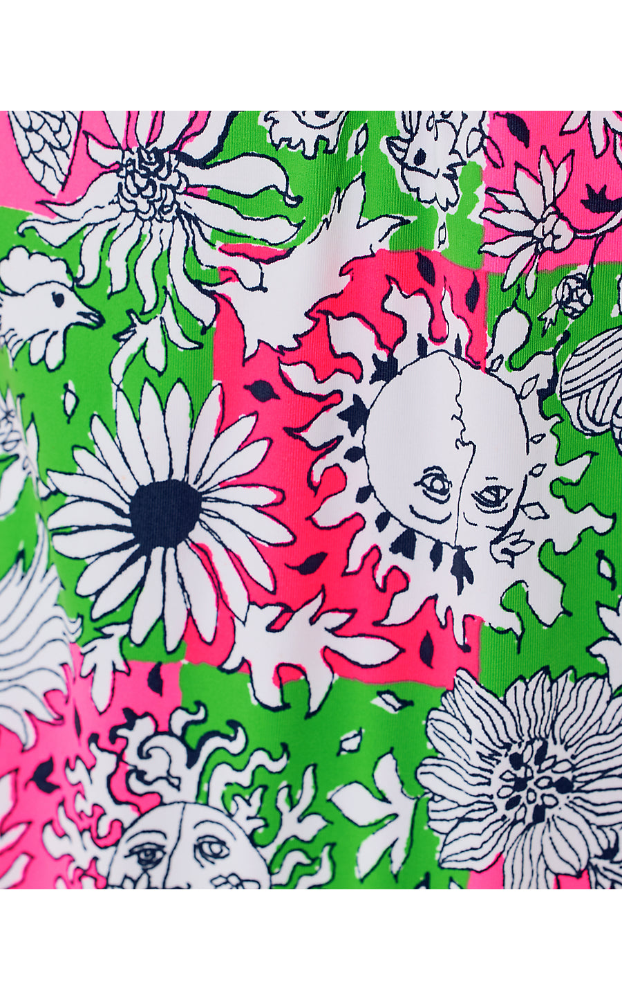 ESTER ONE PIECE, CHERRY BLOSSOM PINK LIL CHICKEN CHECK