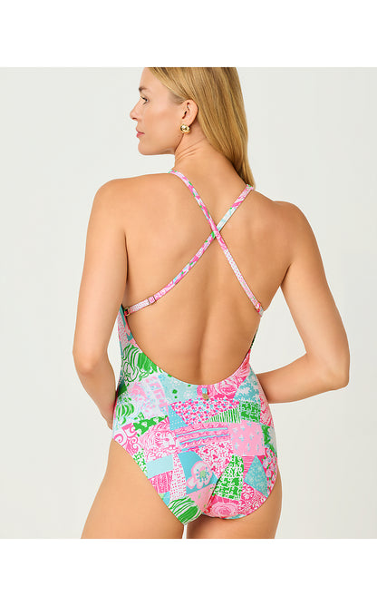 ESTER ONE PIECE, MULTI CRAZY QUILT