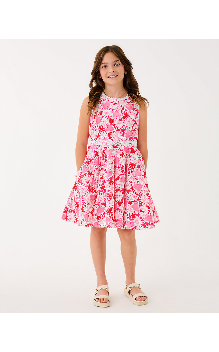 IDALA DRESS, COCONUT DEAR HEART
