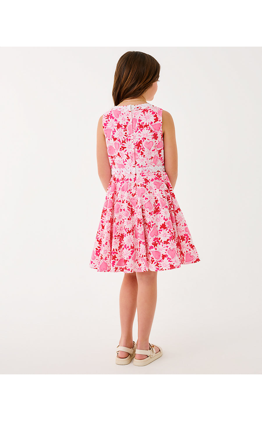 IDALA DRESS, COCONUT DEAR HEART