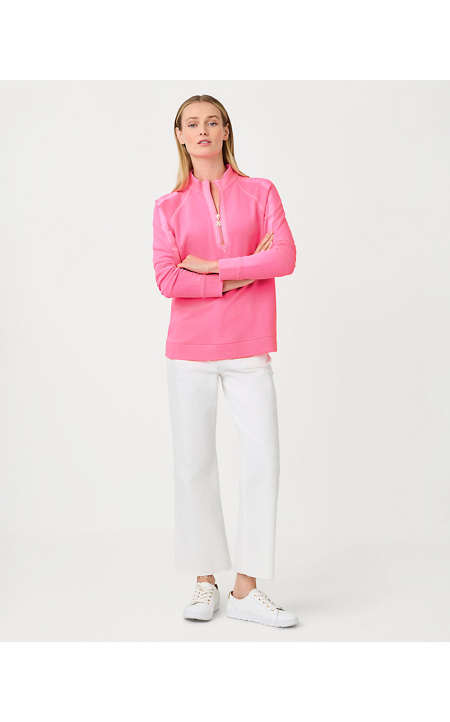 ASHLEE PULLOVER, CHERRY BLOSSOM PINK