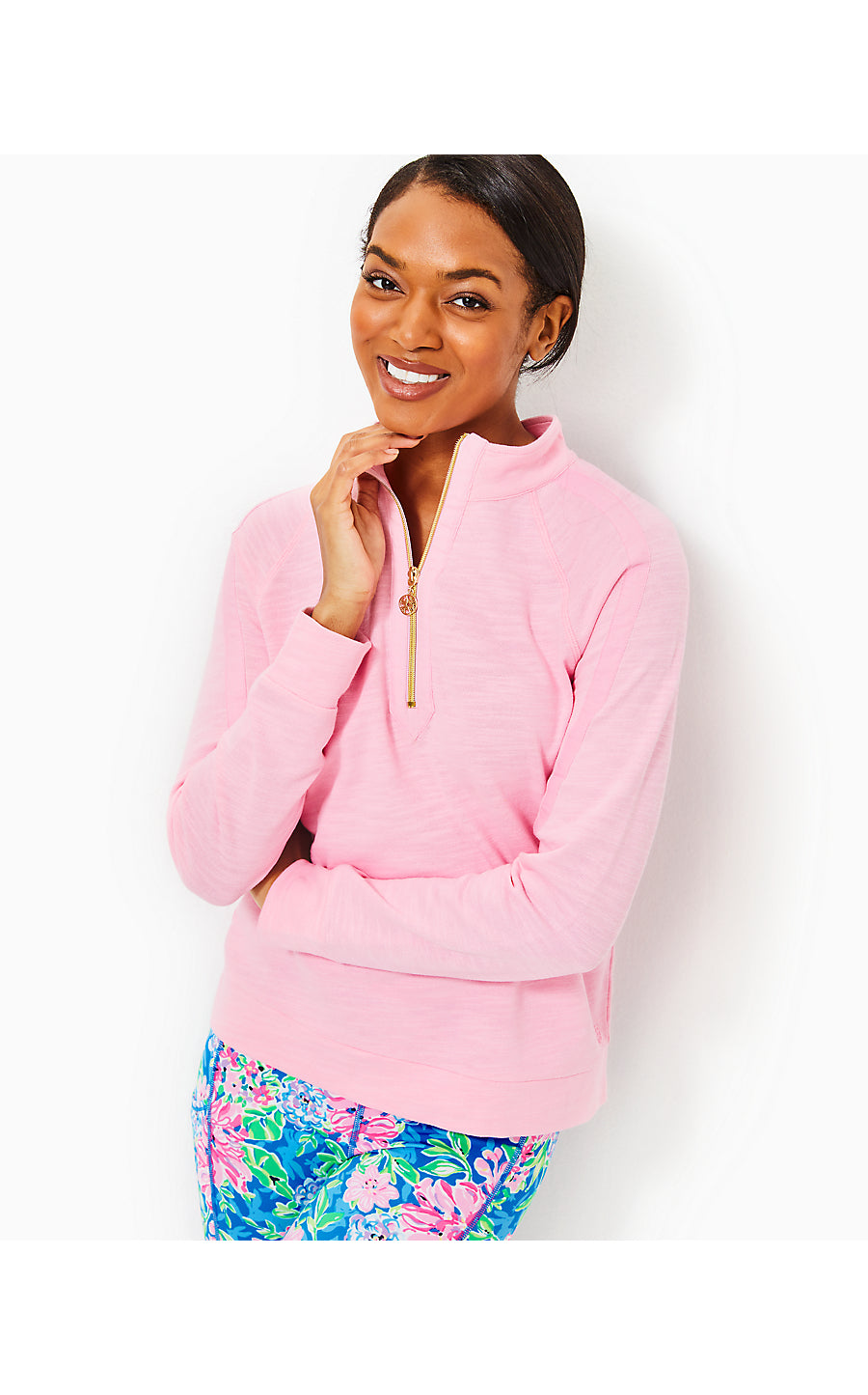 ASHLEE PULLOVER, CONCH SHELL PINK