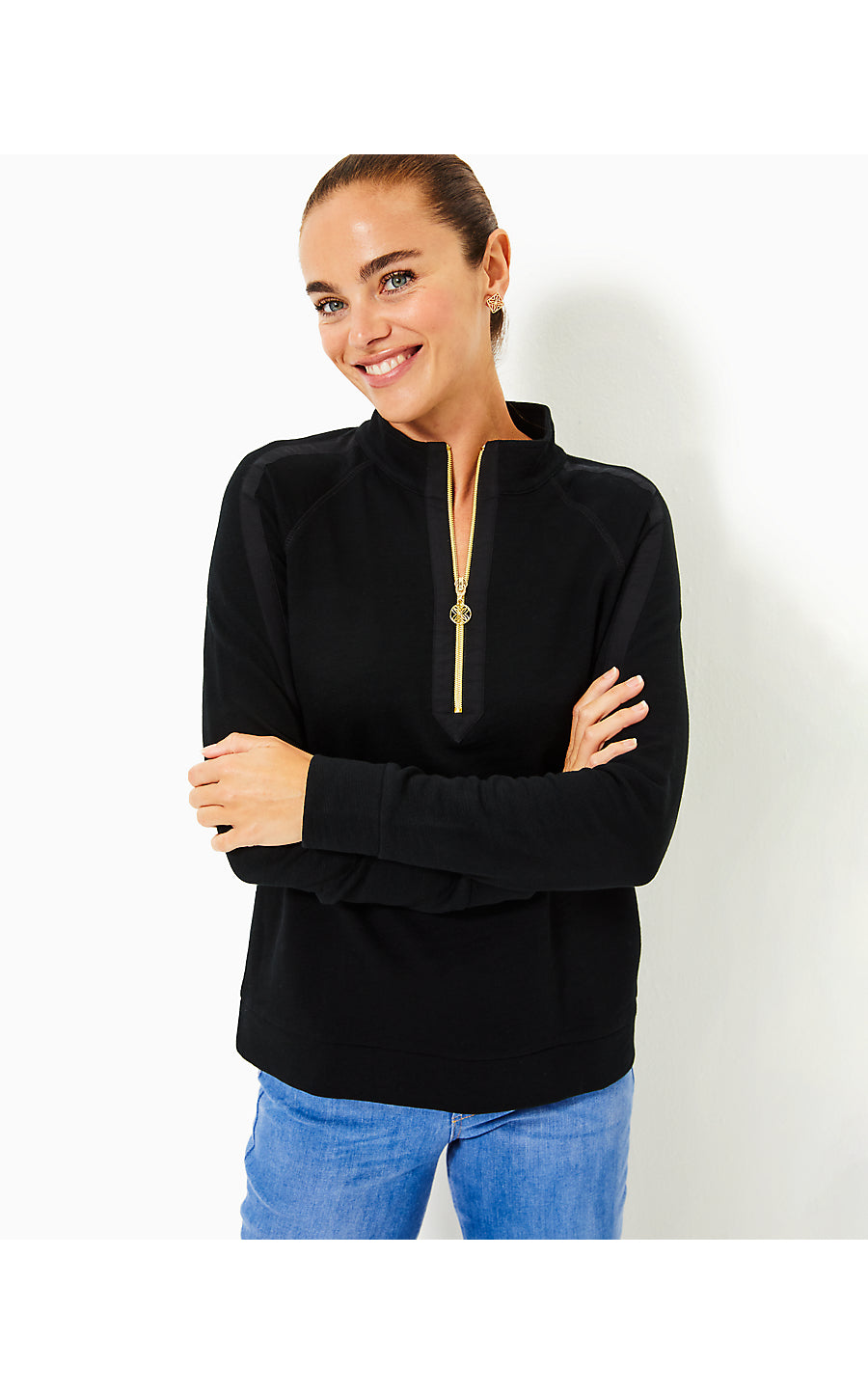 ASHLEE PULLOVER, NOIR