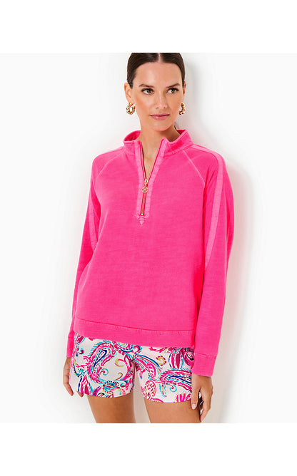 ASHLEE PULLOVER, PASSION FRUIT PINK