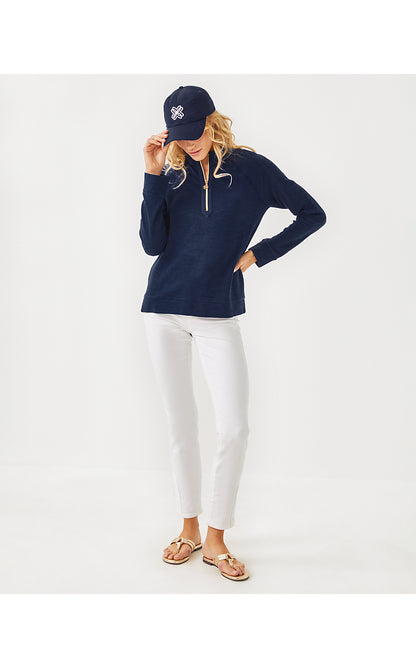 ASHLEE PULLOVER, TRUE NAVY