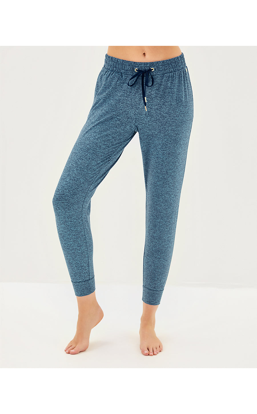LILLABETH UPF 50+ PANT, LOW TIDE NAVY X TANGIER TEAL