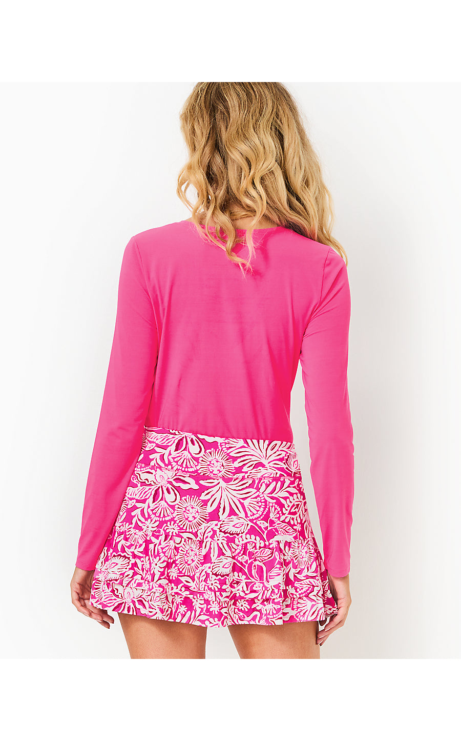 AQUALINA SKORT UPF 50+, PASSION FRUIT PINK ABSOLUTELY FLAMAZING