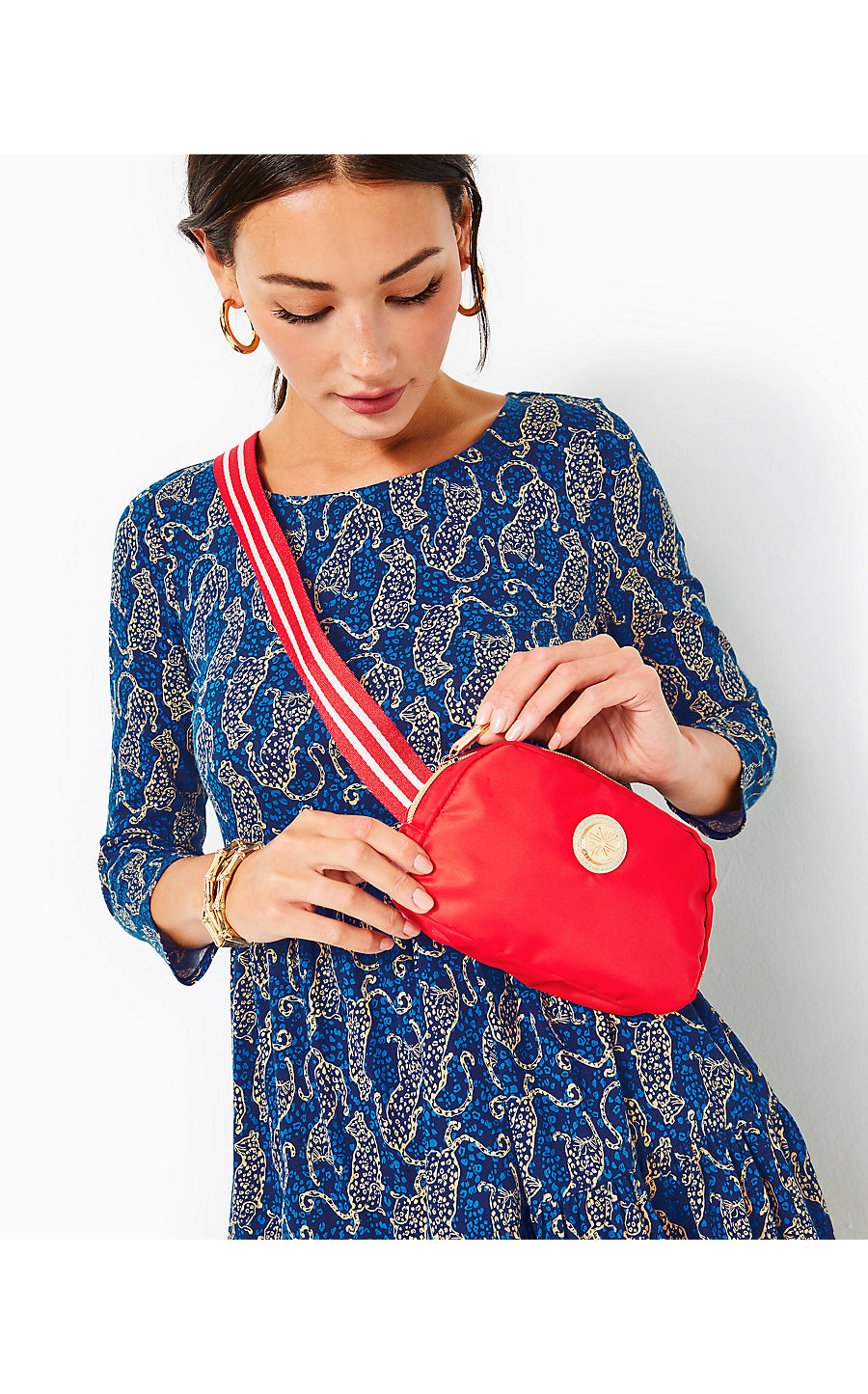 JEANIE BELT BAG, AMARYLLIS RED