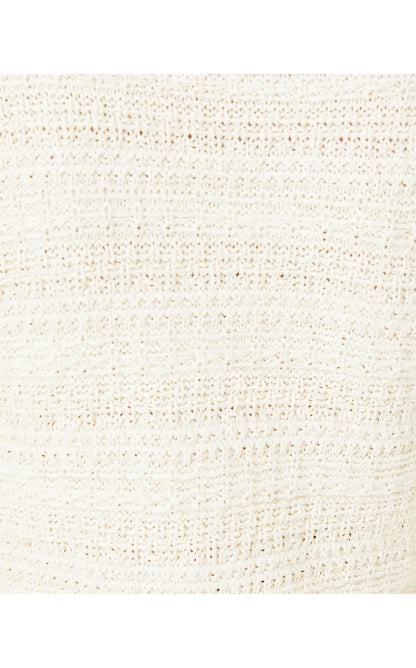 BECKINGTON SWEATER DRESS, COCONUT METALLIC MARL