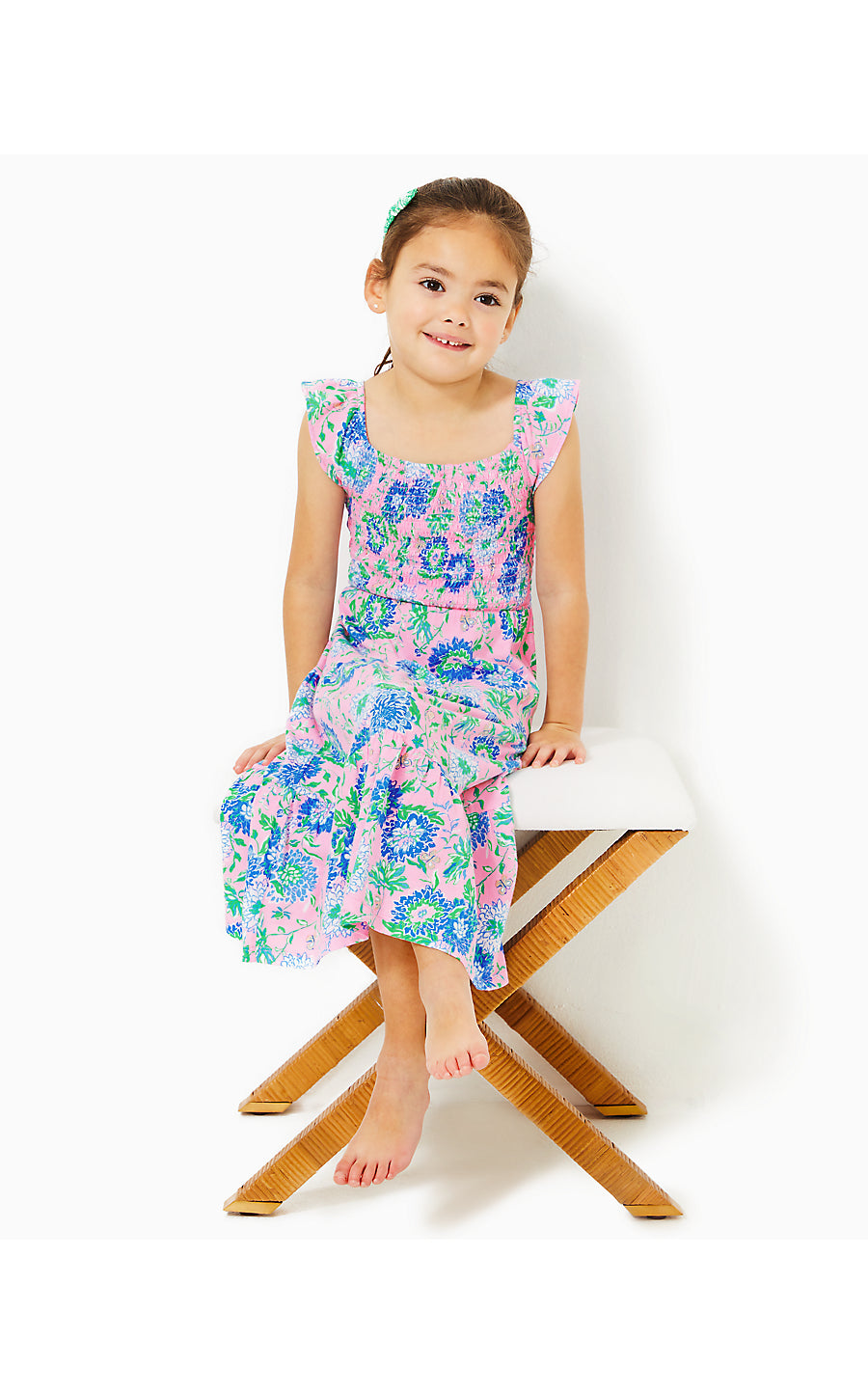 MINI JILLY MIDI DRESS, CONCH SHELL PINK RUMOR HAS IT