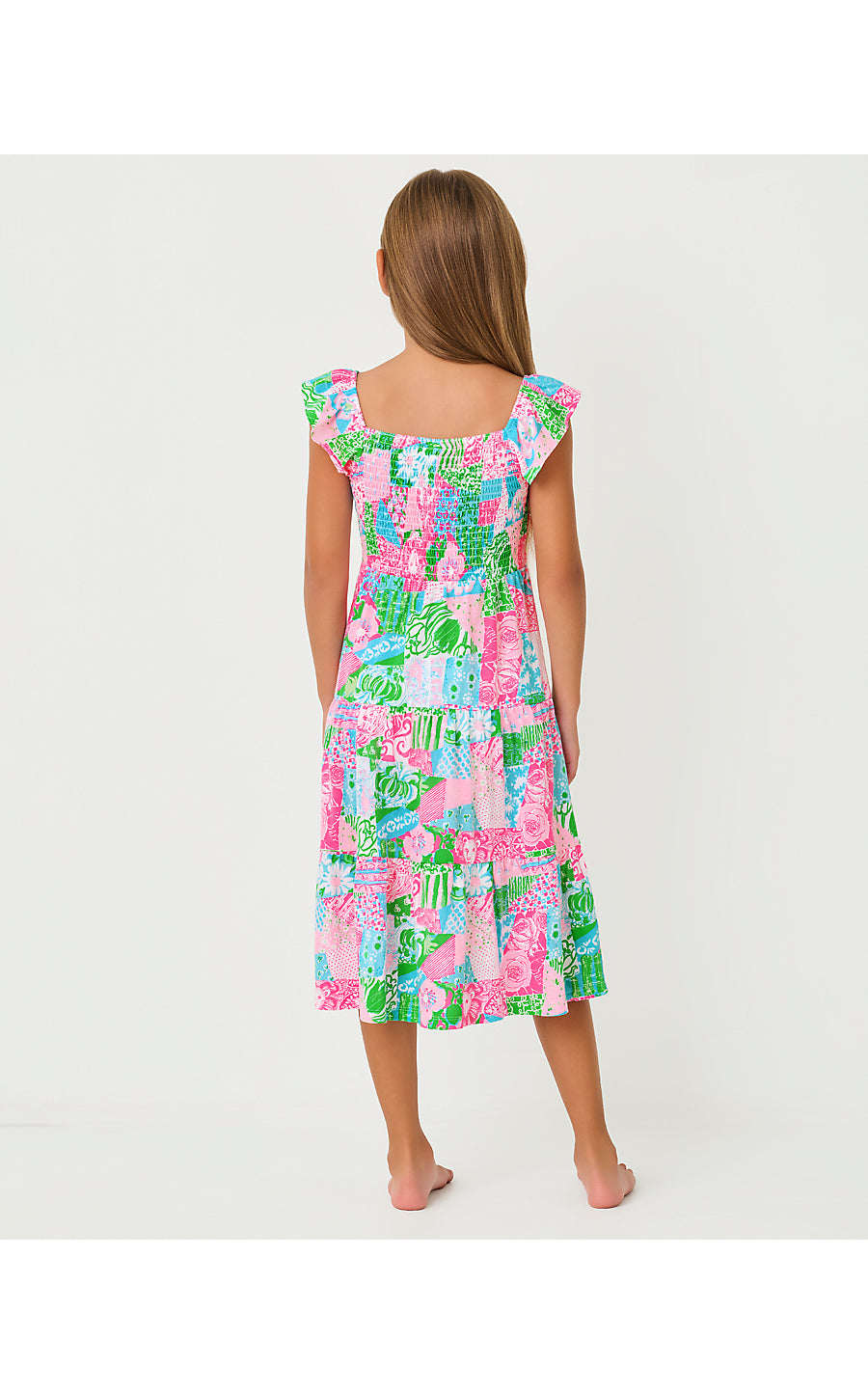 MINI JILLY MIDI DRESS, MULTI CRAZY QUILT