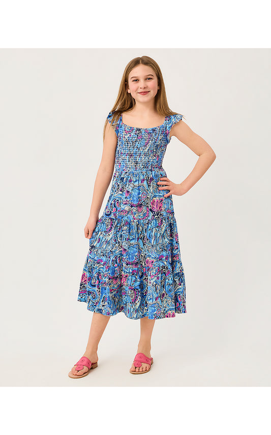 MINI JILLY MIDI DRESS, MULTI PAISLEY PARADE