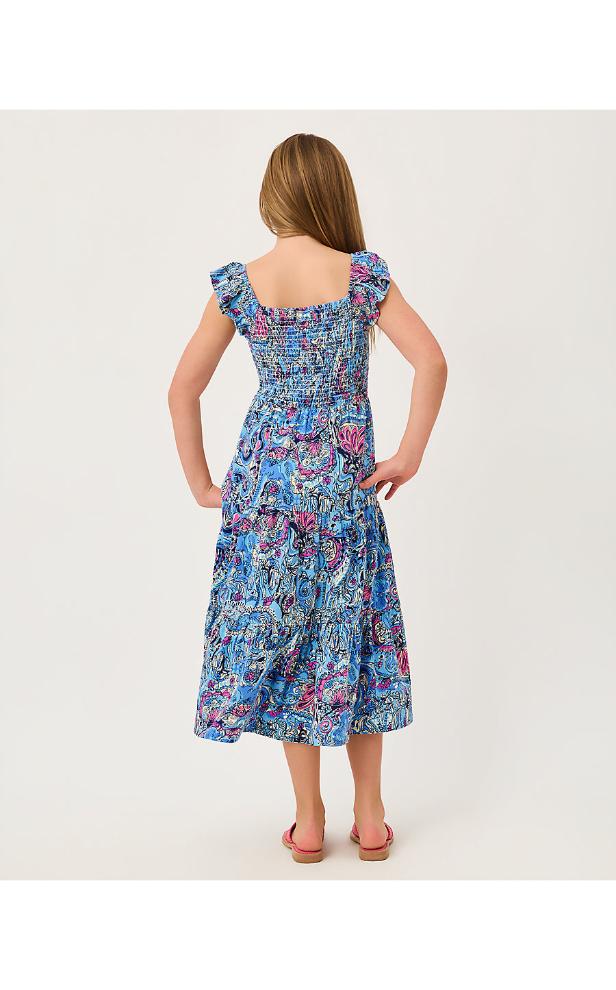MINI JILLY MIDI DRESS, MULTI PAISLEY PARADE
