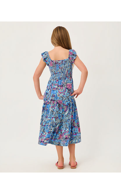 MINI JILLY MIDI DRESS, MULTI PAISLEY PARADE