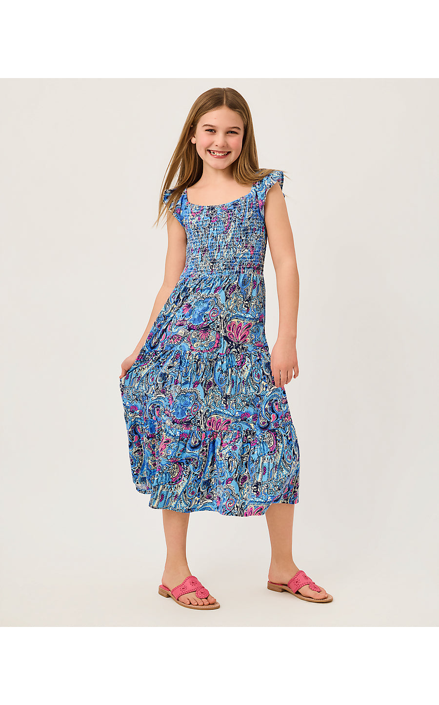 MINI JILLY MIDI DRESS, MULTI PAISLEY PARADE