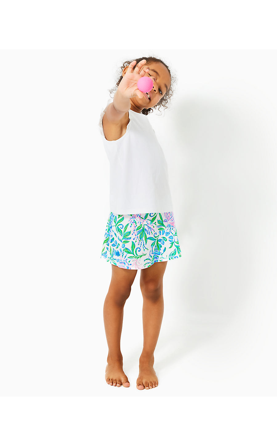 MINI AILA SKORT UPF 50+, RESORT WHITE JUST A PINCH