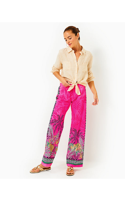 BAL HARBOUR PALAZZO PANT, MULTI WILD SIDE ENGINEERED