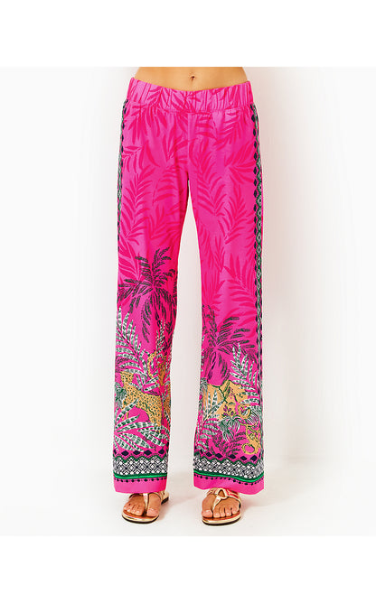 BAL HARBOUR PALAZZO PANT, MULTI WILD SIDE ENGINEERED