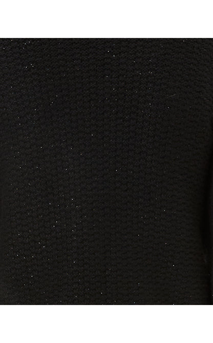 KENTON CARDIGAN, BLACK METALLIC