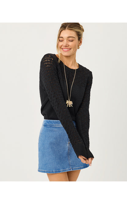 DAISA SWEATER, BLACK