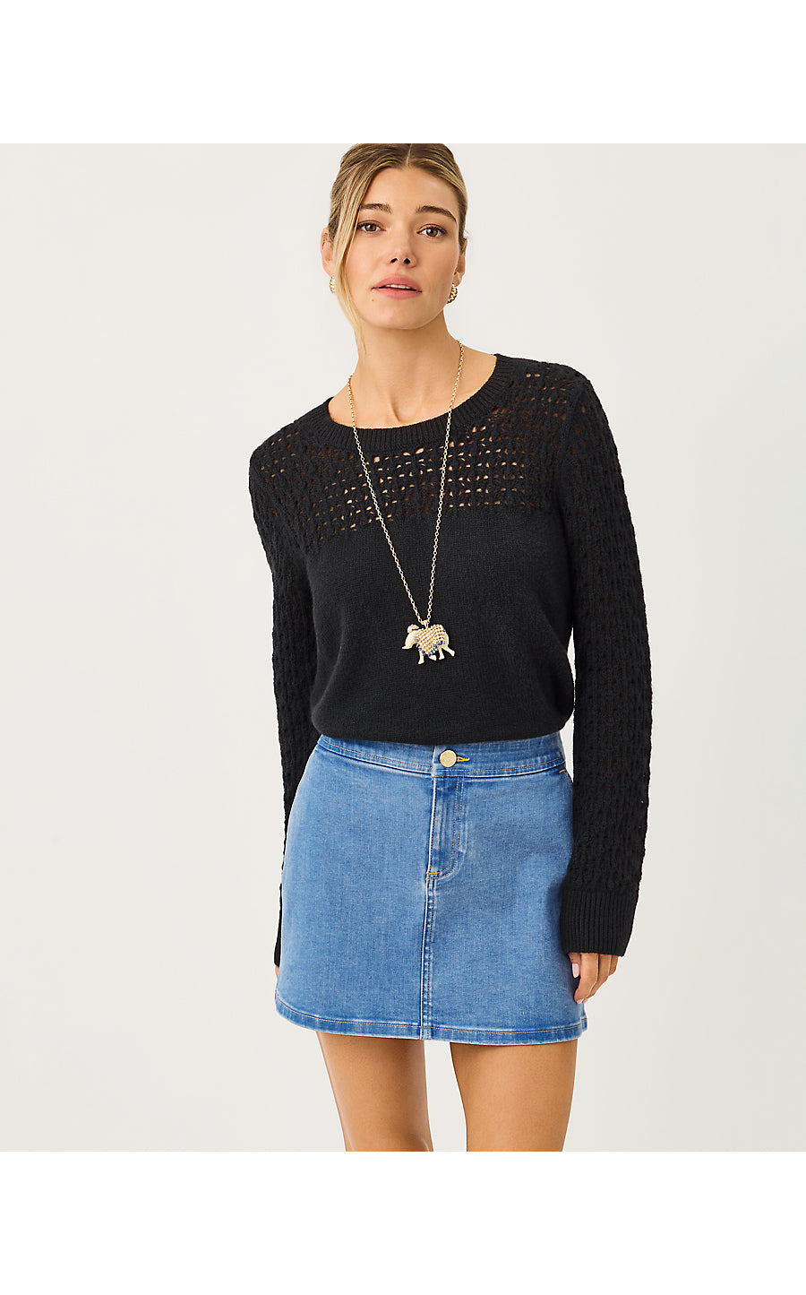 DAISA SWEATER, BLACK