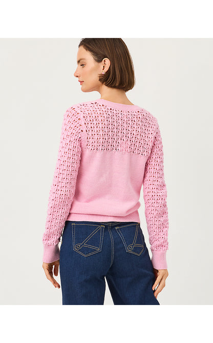 DAISA SWEATER, OLEANDER PINK