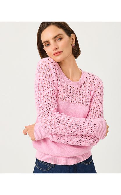DAISA SWEATER, OLEANDER PINK