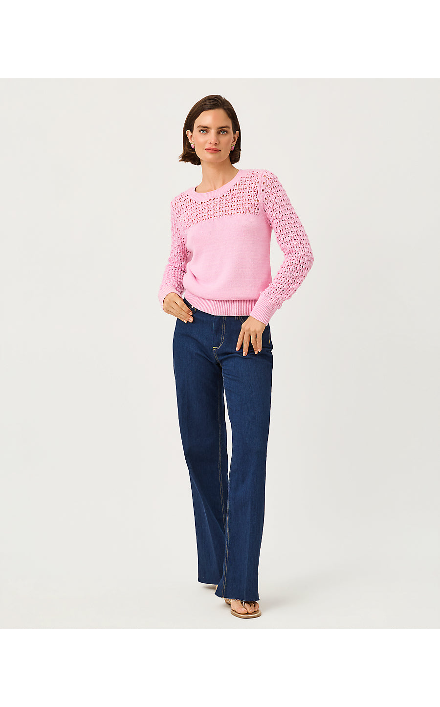 DAISA SWEATER, OLEANDER PINK