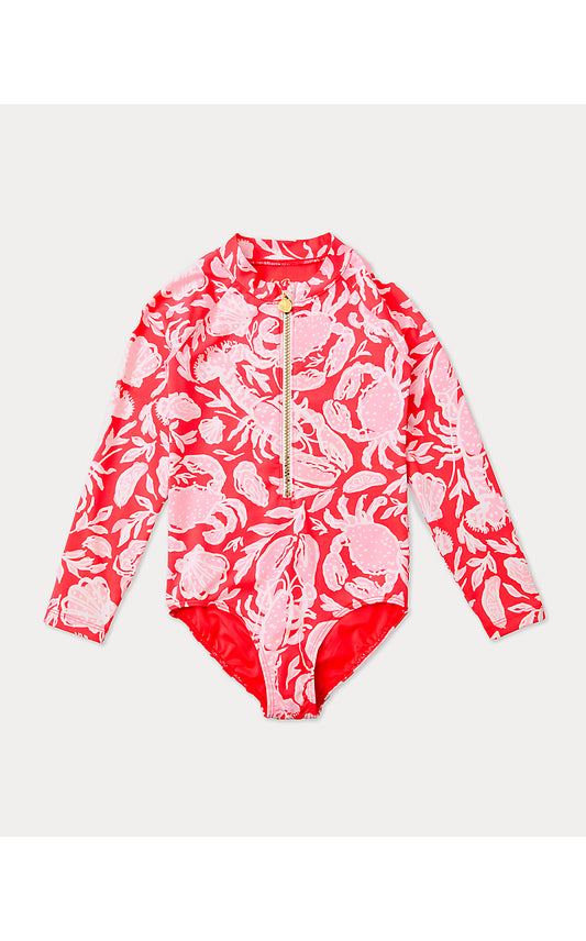 ALICIA RASHGUARD UPF 50+, CANE CORAL CRAB COLLAB