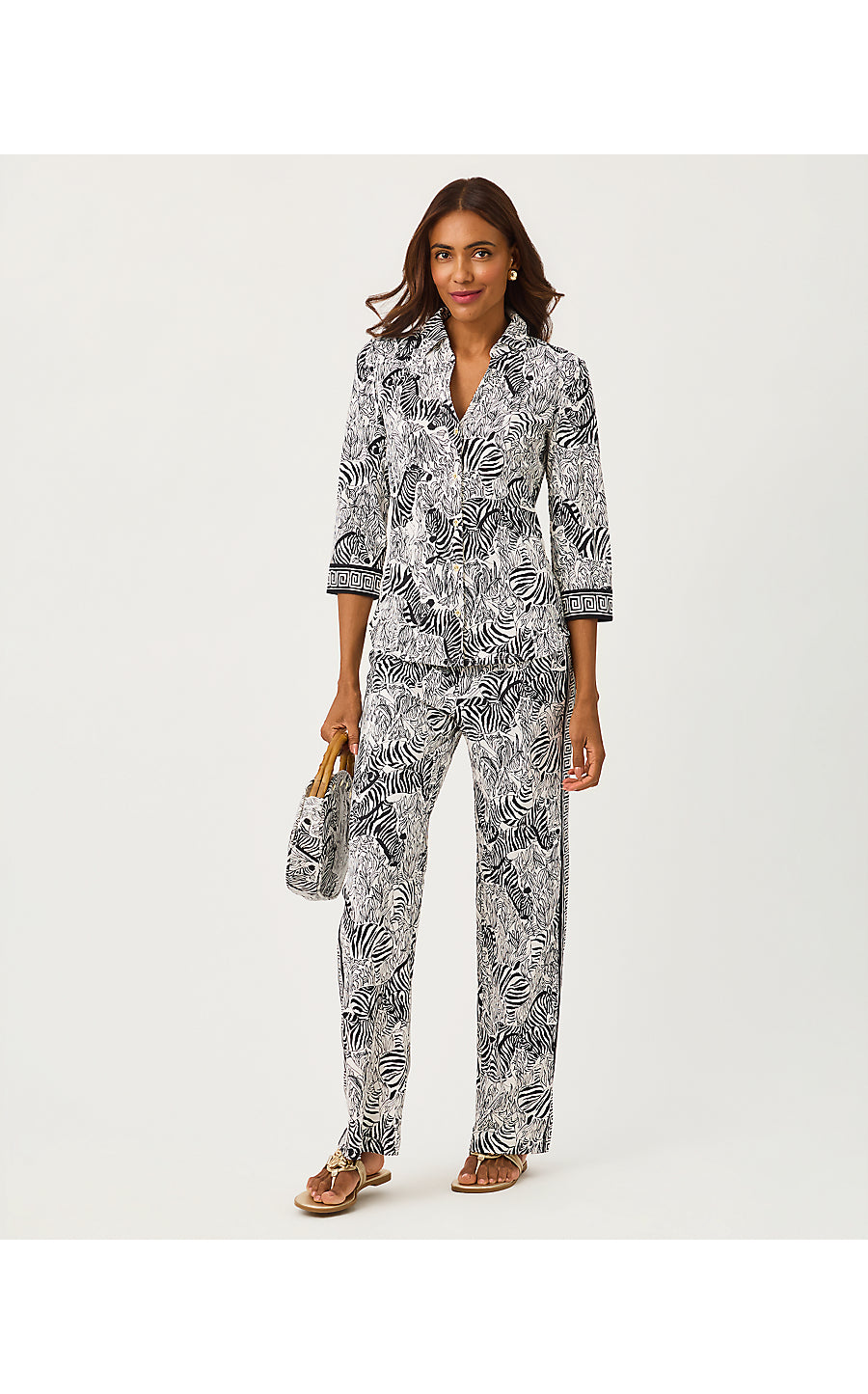 GRENADA UPF 50+ KNIT PANT, COCONUT Z ENGINEERED CHILLYLILLY