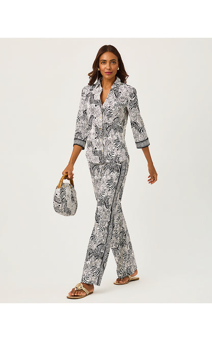 GRENADA UPF 50+ KNIT PANT, COCONUT Z ENGINEERED CHILLYLILLY