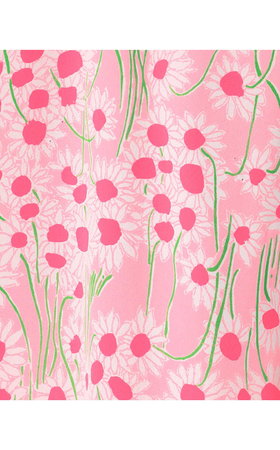 FLORIN STRAIGHT HEM TOP, CONCH SHELL PINK LIL SUNNY DAISIES