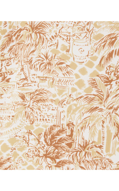FLORIN STRAIGHT HEM TOP, SAND BAR PALM BEACH PARADISE