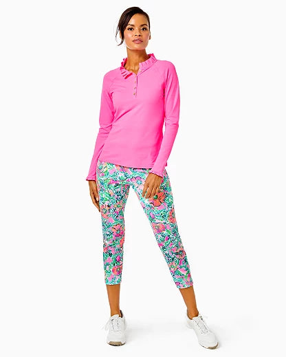 CORSO CROP PANT UPF 50+, SOLEIL PINK PERFECT POPPY GOLF