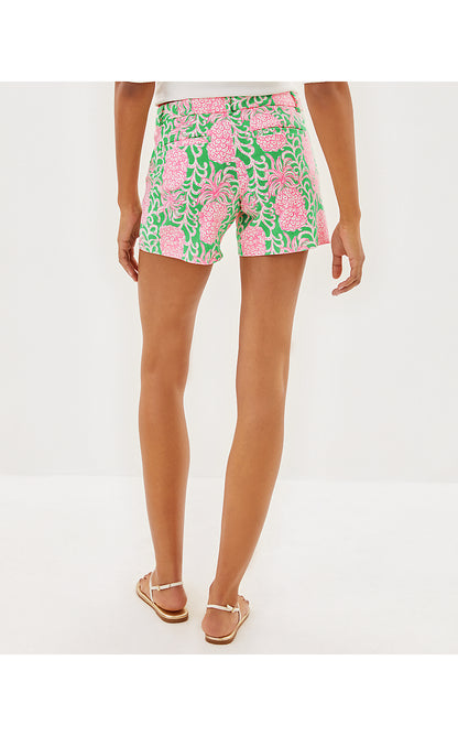 CALLAHAN KNIT SHORT, FAUNA GREEN PARTY LIKE A PINEAPPLE