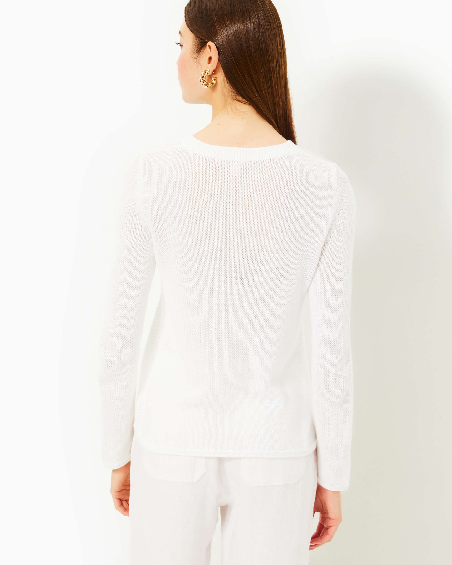 KELLYN SWEATER, RESORT WHITE