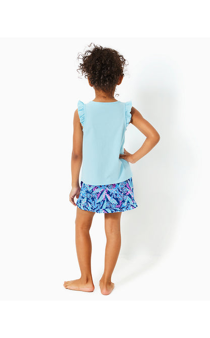 MINI ANIKA SKORT UPF 50+, BARTON BLUE STAR GAZING