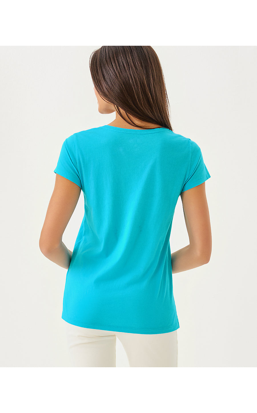 MEREDITH TEE, BREEZY AQUA
