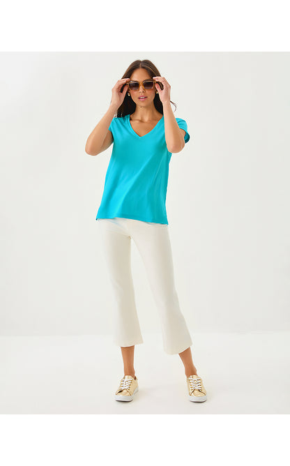 MEREDITH TEE, BREEZY AQUA