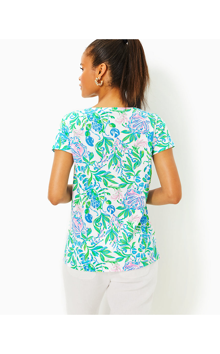 MEREDITH TEE, RESORT WHITE JUST A PINCH