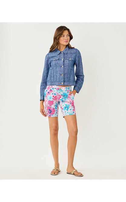 NATIA MID-RISE KNIT SHORT, RESORT WHITE IN ALL HER GLORY