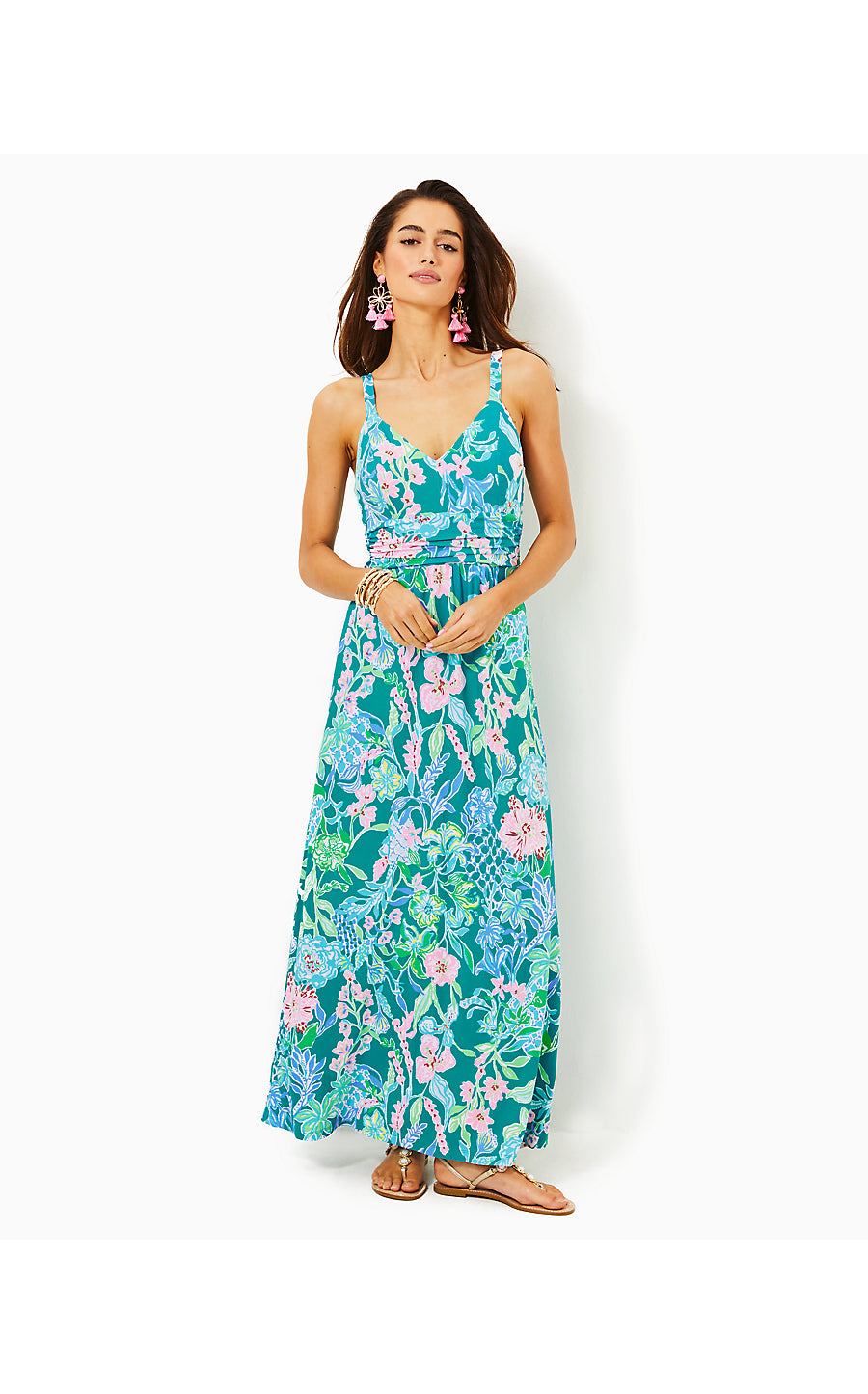 BLAKE MAXI DRESS, MULTI HOT ON THE VINE