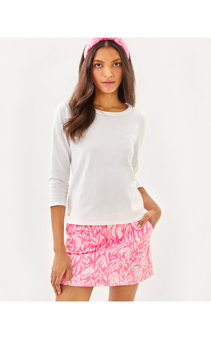 COLETTE KNIT SKORT, ROUSSEAU PINK TULIP TO TANGO
