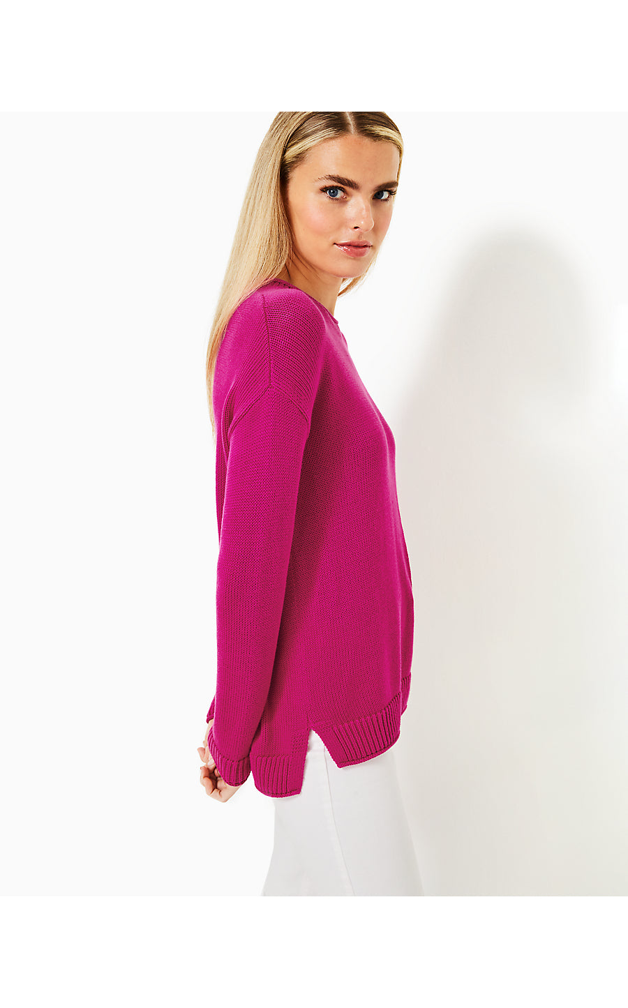 BAYPORT SWEATER, MYSTIQUE PINK