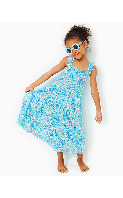 MINI HADLY MAXI DRESS, RESORT WHITE GOOMBAY GROOVES
